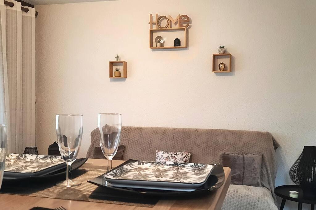 Super Appartement Cocooning Vu Mont Blanc 萨莱切 外观 照片